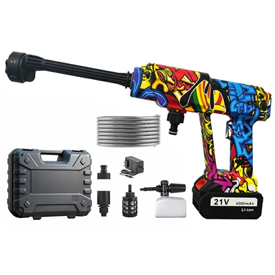 High pressure car wash water gun High-Voltage Lithium Battery Electric Car - 453010cm-30ah5csingle-battery-camouflage
