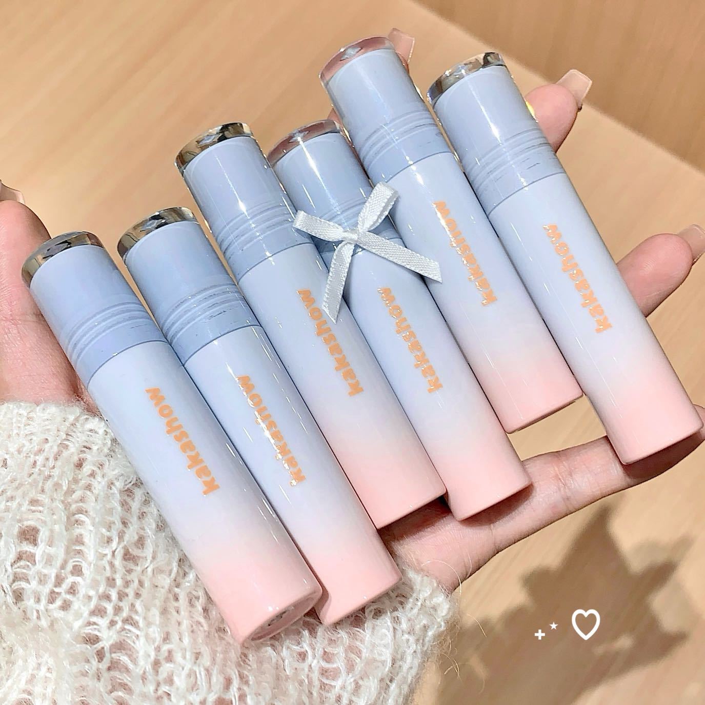 Kakashow seda esmalte labial brillante esmalte labial mate niebla terciopelo no es fácil de descolorar los fabricantes de polpa labial al por mayor
