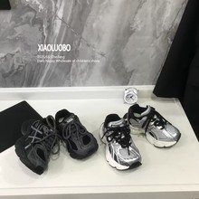 儿童鞋2025春款洋气老爹鞋单网休闲百搭跑步鞋男女童中小童运动鞋