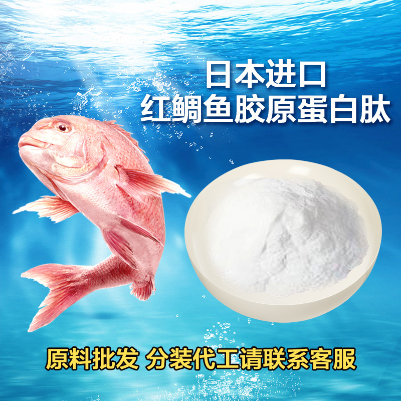 Japanese red snapper collagen peptide daily skin NIPPI Xuyang hydrolysis small molecule peptide collagen tripeptide wholesale