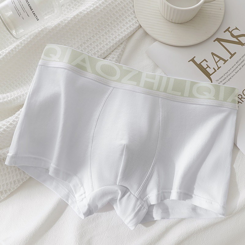 Ropa interior de los hombres algodón bóxer shorts deportes transpirable juventud Boxer shorts cabeza niños ropa interior verano