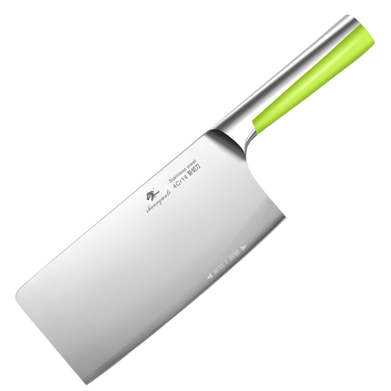Cuchillo de cocina de dos caballos de fuerza para cortar y cortar cuchillo de corte afilado auténtico Yangjiang especial para cocinero doméstico