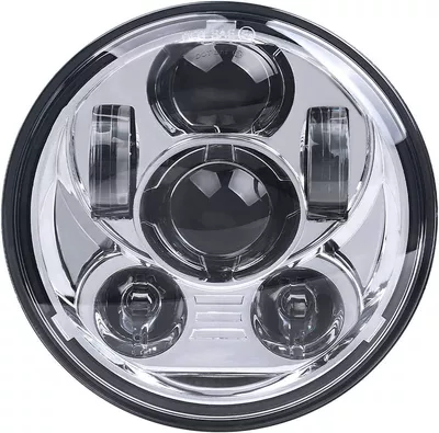 Suitable for Harley headlights Ön faralar - silver-low-brightness