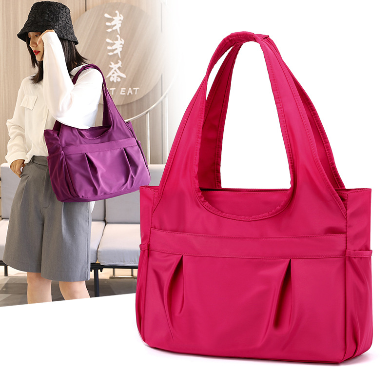 2021 new pattern Totes waterproof oxford Women's singles Shoulder bag Korean Edition capacity Handbag Versatile Mother bag