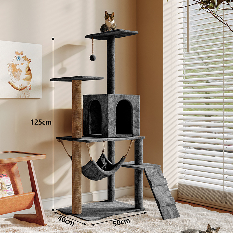 Cat trepando estante gato nido gato doméstico árbol de gato todo en uno pequeño tipo de casa no ocupa tierra general gato afilado garra gato agarrar tablero escalada plataforma de salto