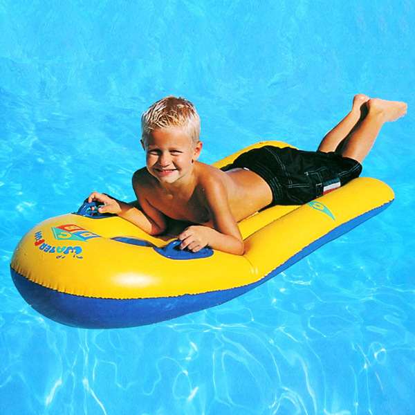 Body intelligent double air chamber children's surfboard floating row water inflatable floating bed baby swimming toys Body intelligent double air chamber children's surfboard floating row water inflatable floating bed baby swimming toys