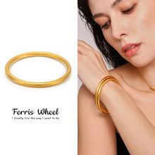 Ħ��݆���s�����������Ȧ���C���18K�𲻵�ɫŮ�֭h�p��С��