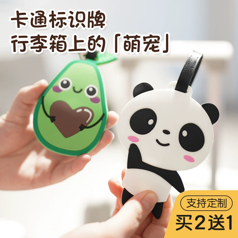 Стикер чемодана антипотерянный мультфильм посадочная бирка багажный чемодан дорожный чемодан