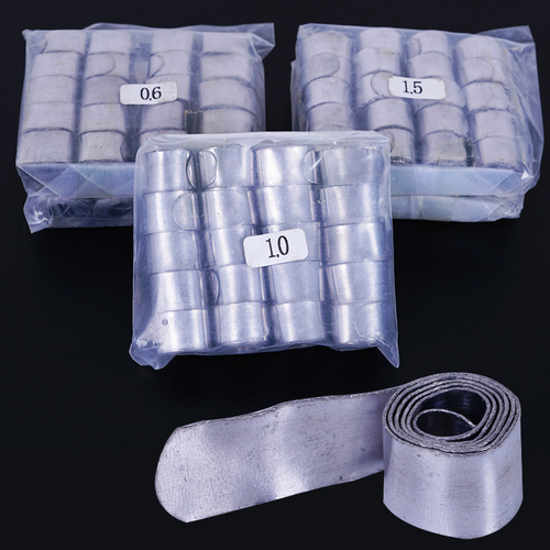 Whole bundle of electrolytic lead skin strips, lead skin rolls, Taiwan fishing lead skin, thickened fishing accessories, fishing gear supplies