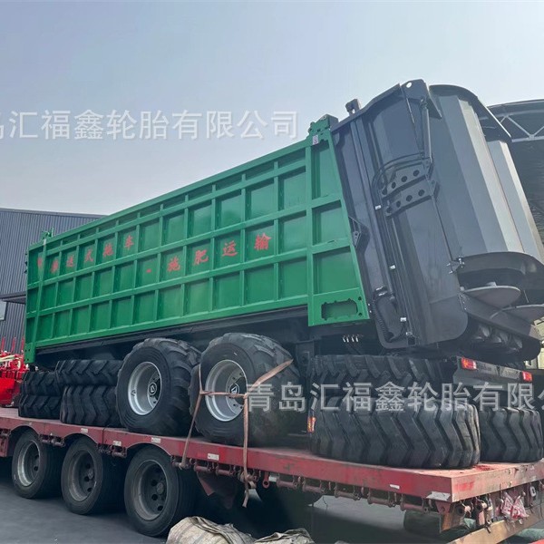 销售运粮拖车撒肥车轮胎600/50R22.5 500/60R22.5可配钢圈