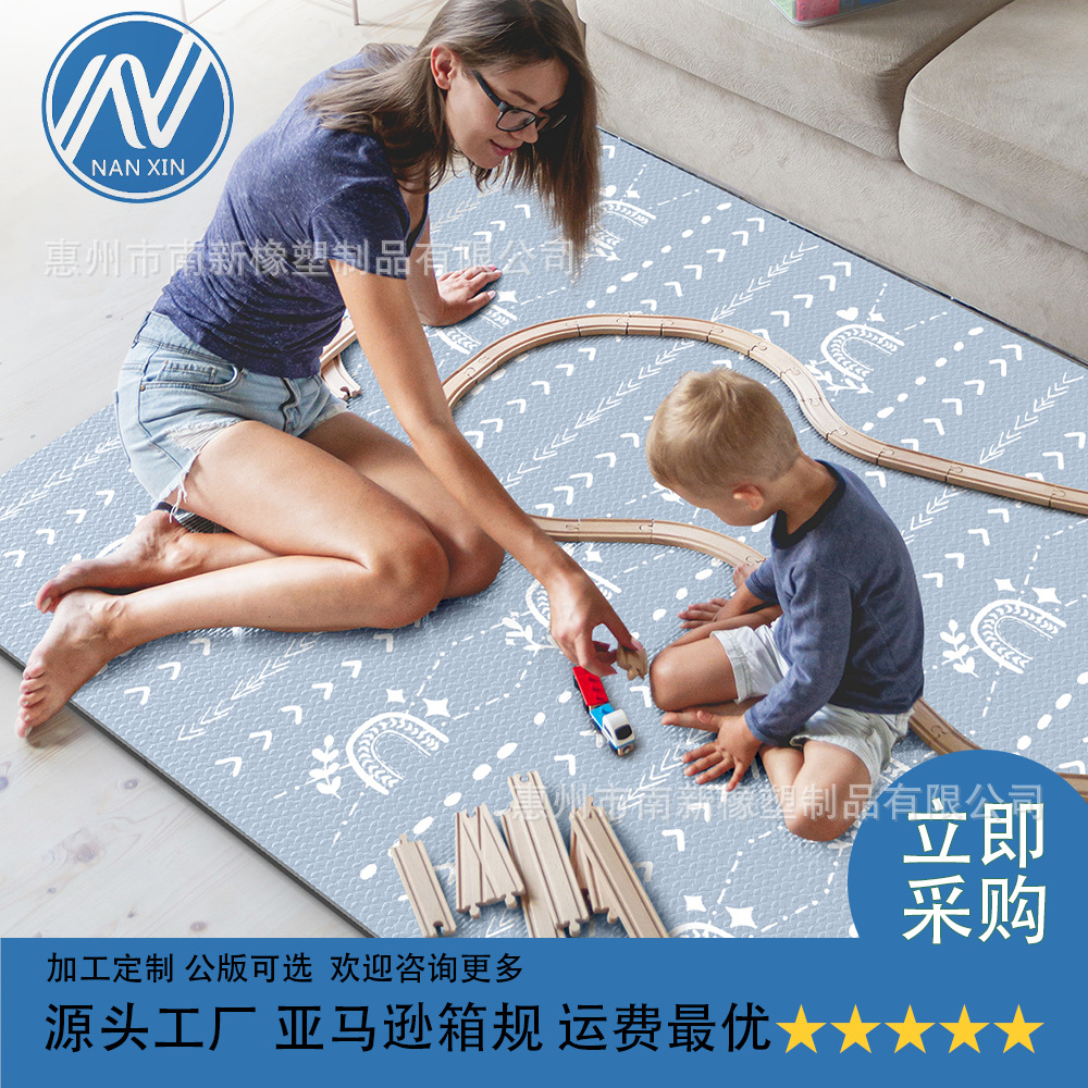 Environmentally Friendly Eva Foam Splicing Floor Mat Children's Crawling Splicing Mat Safe Skin Friendly Security Non-Slip Soundproof