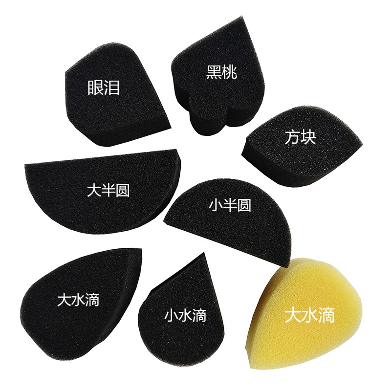 Оптовая продажа вспомогательных губчатых блоков для рисования, окрашенных лепестковых губок, художественных губчатых блоков для поглощения пигментов