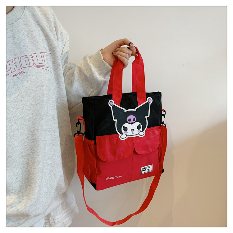 A new, versatile, large-capacity single-shoulder crossbody bag with a cute and girlish heart for student tutoring in the Korean version of Instagram undefined
