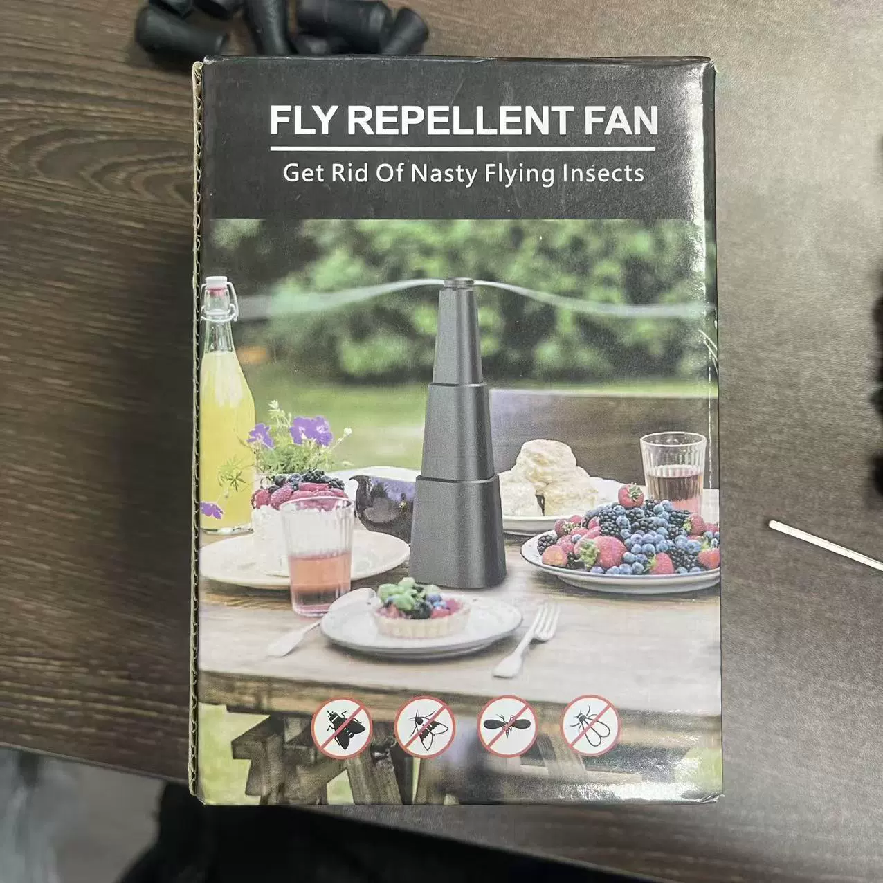 Вентилятор от насекомых, квадратное устройство от комаров и мух, многофункциональное выдвижное устройство от мух для использования на открытом воздухе