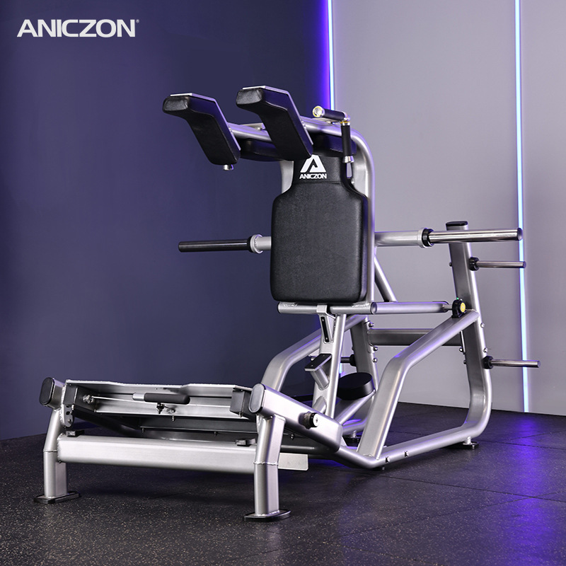 gimnasio comercial Hack máquina de sentadilla V-shaped cadera pierna pedal entrenador de piernas de sentadilla máquina de sentadilla equipo de sentadilla