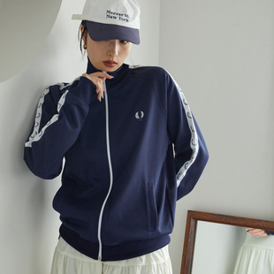 24 Autum Casual New Japanese and Korean Zipper Embroidered Patchwork Shirts Are Comfortable and Loose for Couples Fred-Fr Zipper Patchwork