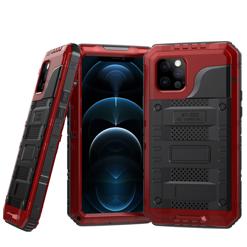 Cross-border Apple protective case iphone14 Pro diving phone case 14Promax waterproof metal phone case