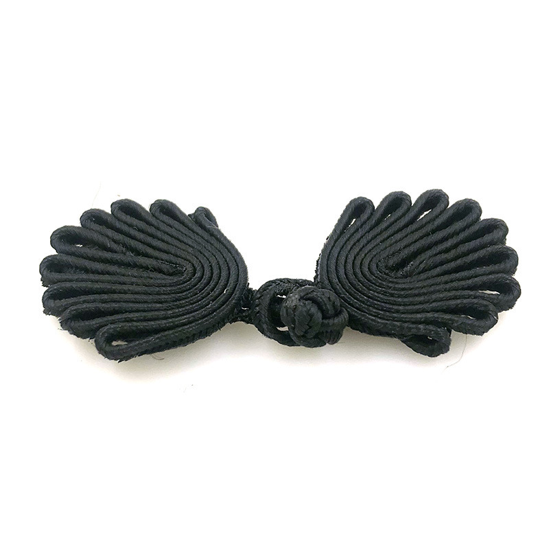 Hecho a mano de nueve cuentas hebilla de la placa de nueve cuentas sin cuentas cheongsam hebilla superior hecha a mano estilo étnico pegatinas de boda Tang traje botones decorativos