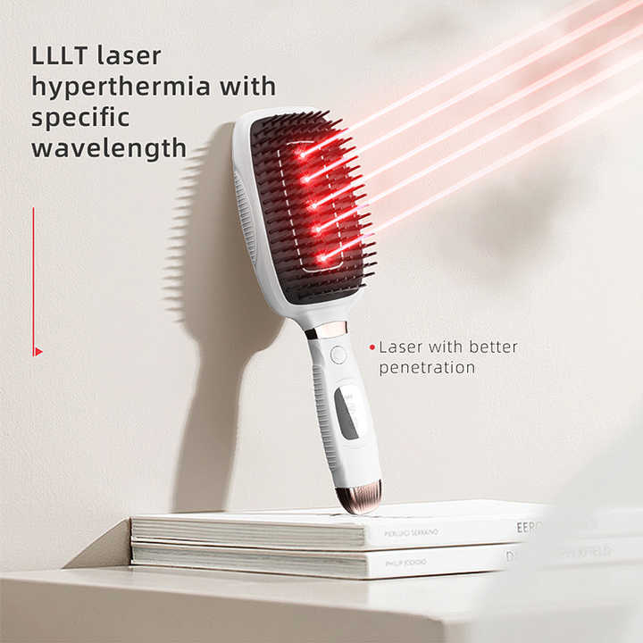 Cross-border photon meridian therapy comb head massager light…