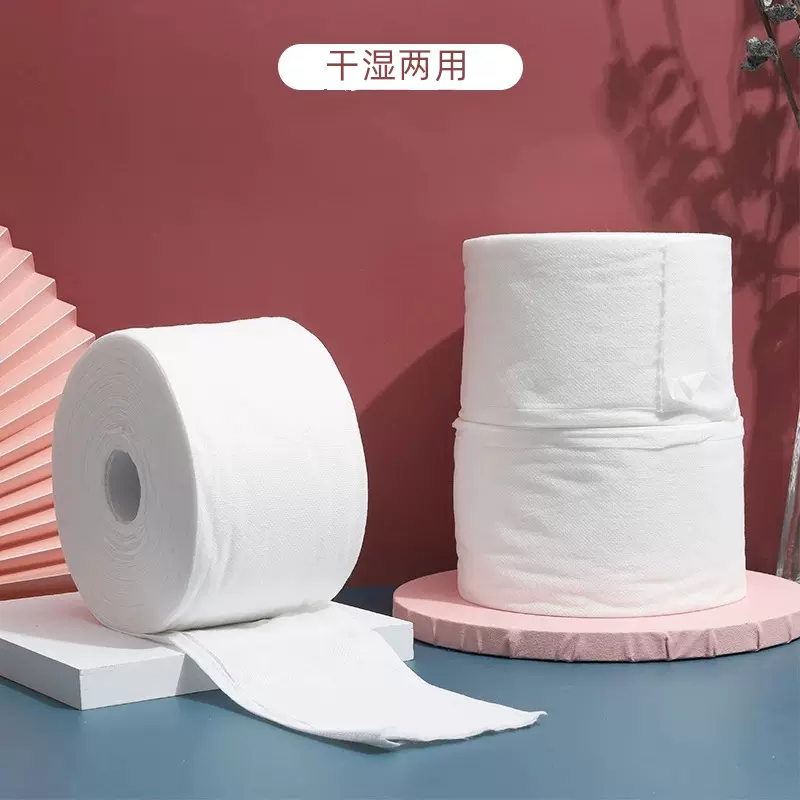 美容洗脸巾一次性网纹洁面巾卸妆擦拭清洗棉柔巾100片美容专用