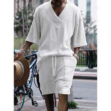 O 64992 Jacquard knit men short set �Ứ��֯��ʿ�̿���װ