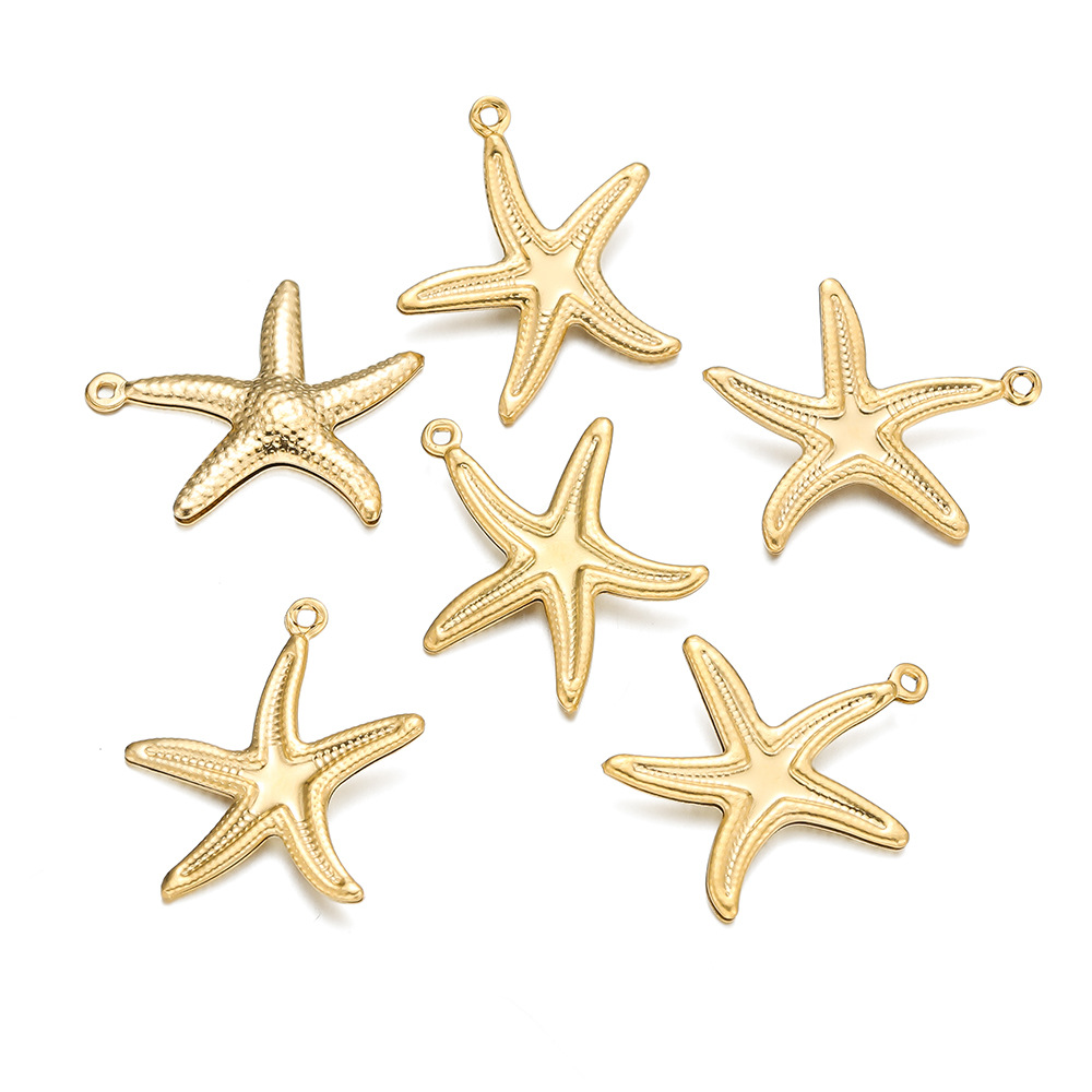 20g Weight Pendant Jewelry Making Type DIY Ornament Accessories Classification 10 PCS/Package Quantity 304 Stainless Steel Material Strawberry, Shell, Fish Pattern All Seasons Season Plating Design Simple Style Style 10 PCS/Package 304 Stainless Steel Strawberry Shell Fish Pendant DIY Ornament Accessories 3