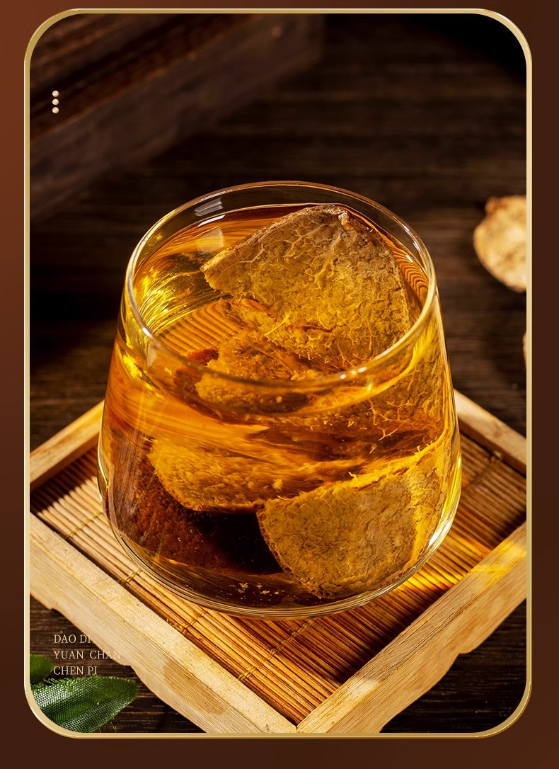 Aged Chenpi Dried Tangerine Peel 20 Year Xinhui Chen Pi 250g Loose Peel for Tea and Cooking details