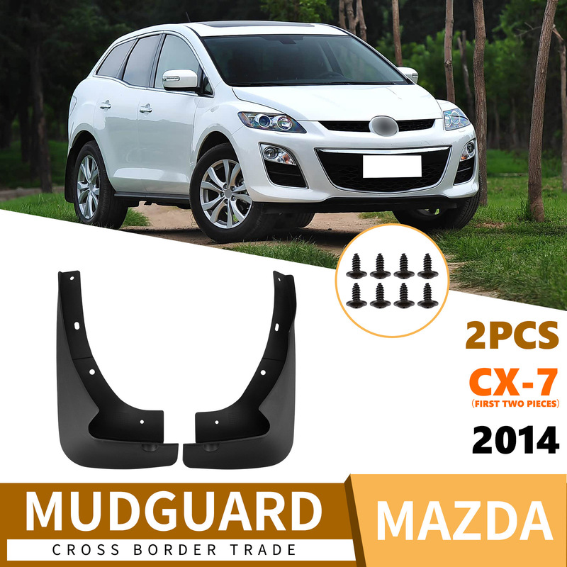 Suitable for Mazda Cx-7 2014 Front Two-Piece Car Tire Fender Leather Export Cross-Border Modification Supplies Suitable for Mazda Cx-7 2014 Front Two-Piece Car Tire Fender Leather Export Cross-Border Modification Supplies