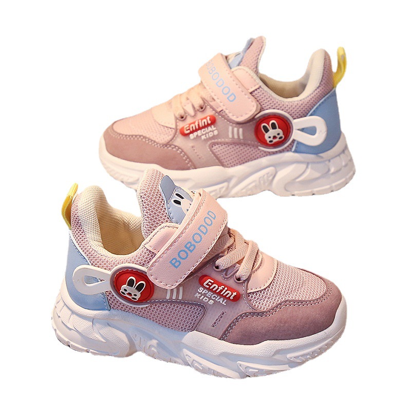 2023 primavera y otoño nuevos zapatos zapatillas de deporte de fondo suave transpirable niños niñas estudiantes de primaria zapatos casuales niños y niñas zapatos moda