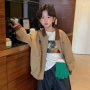 儿童拼色撞色男童夹克