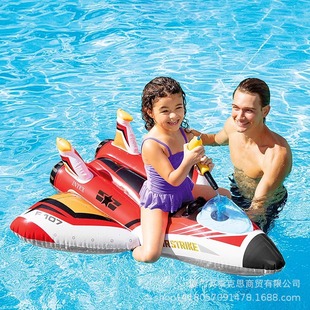 intex 57536 combat spaceship Mount water cannon aircraft water floating row inflatable water toys wholesale