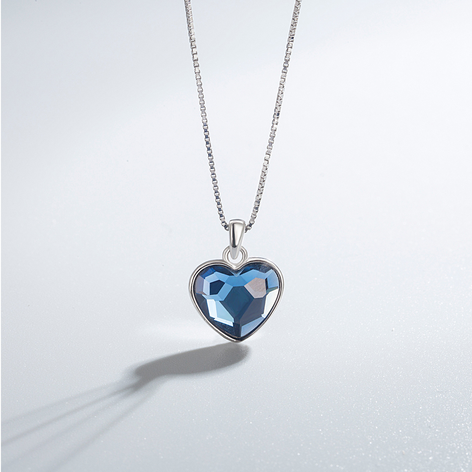 Bracelets, Earrings, Necklace Classification 925 Sterling Silver Heart Of The Ocean Jewelry Suit Crystal Bracelet Gallo Love Heart Stud Earrings Silver Jewelry
