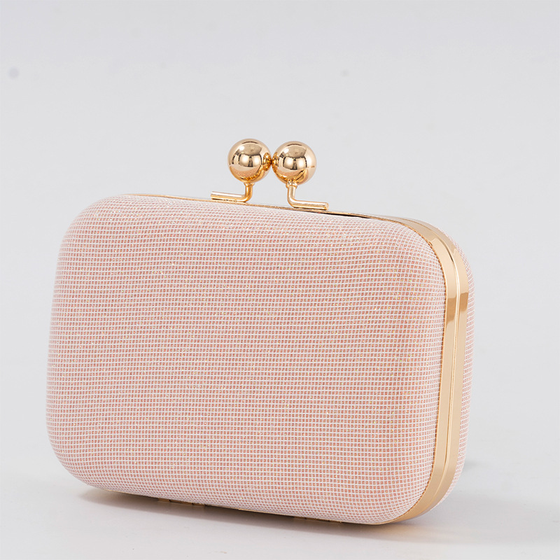 Bolso de noche deslumbrante transfronterizo de fábrica de las mujeres europeas y americanas bolsa de banquete de mano bolsa de cadena de caja pequeña axila