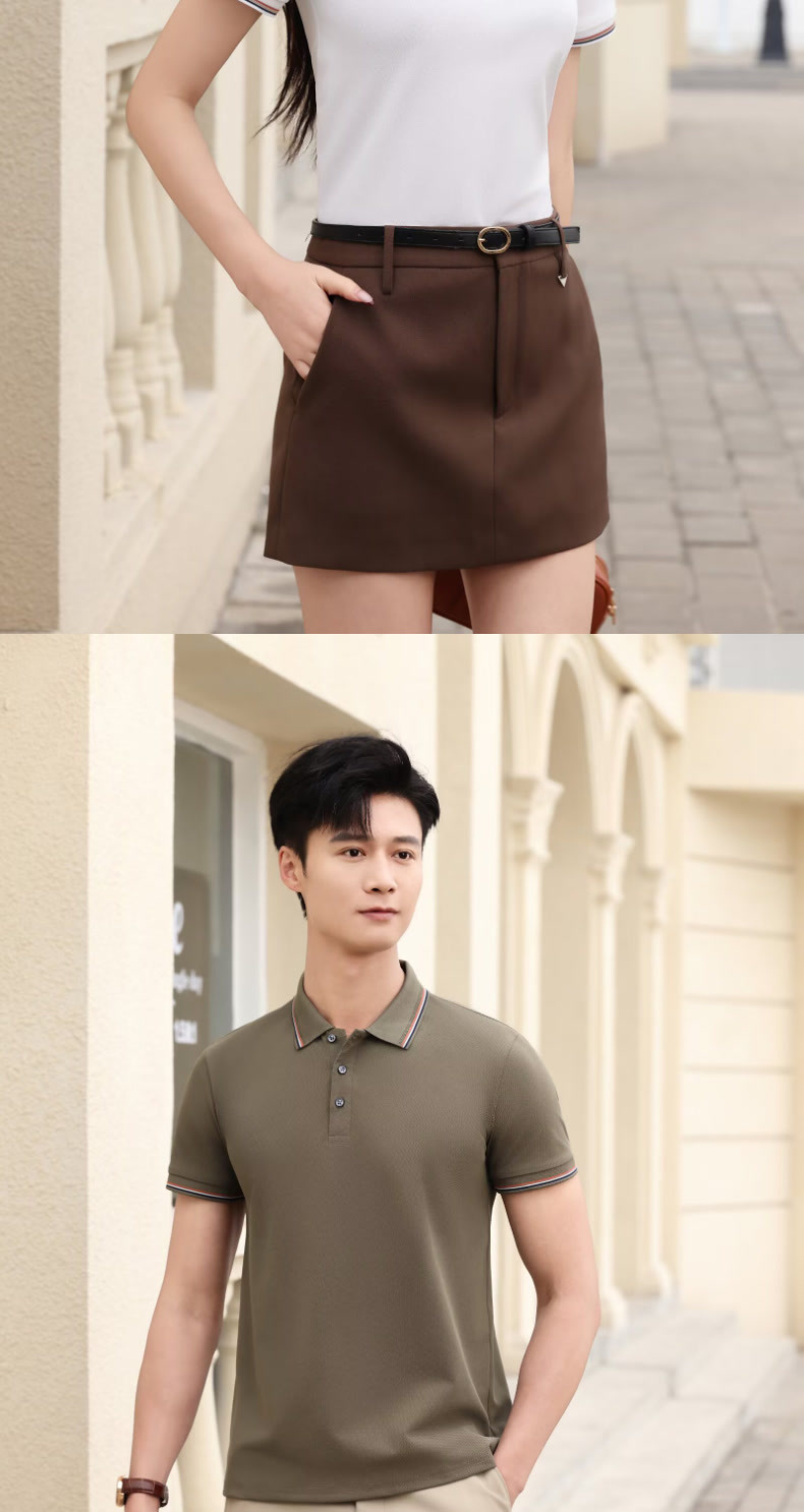 Classic Men's Polo Shirt – Relaxed Fit Short-Sleeve Cotton T-Shirt, Versatile Casual & Semi-Formal Top For Everyday Wear​_viptrois.com