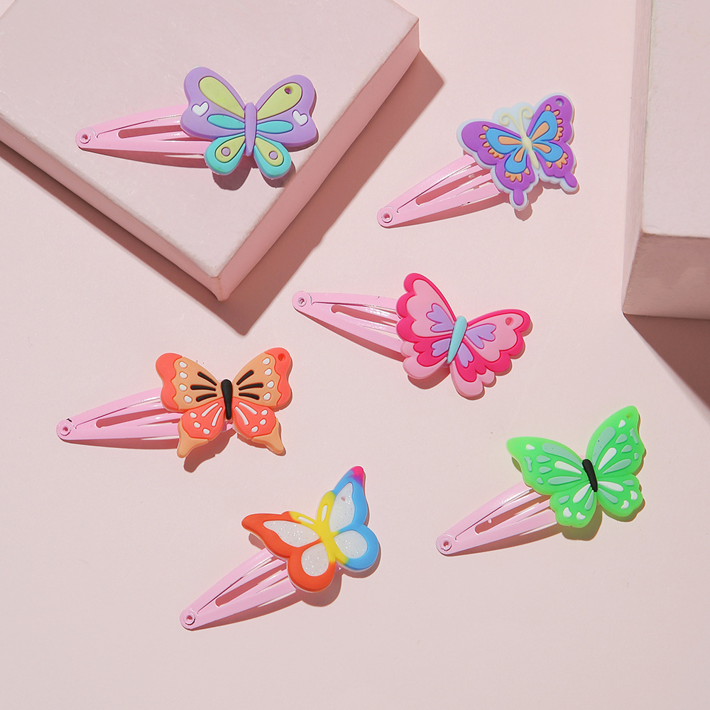 Ensemble De Cadeaux De Fête En Pvc Papillon Style Dessin Animé Bijoux Pour Enfants 1 Pièce display picture 2
