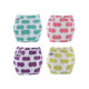 Baby's Candy Color Printed Diaper Pants Baby's Breathable and Washable Adjustable Diaper Bucket Diaper Fixed Pants