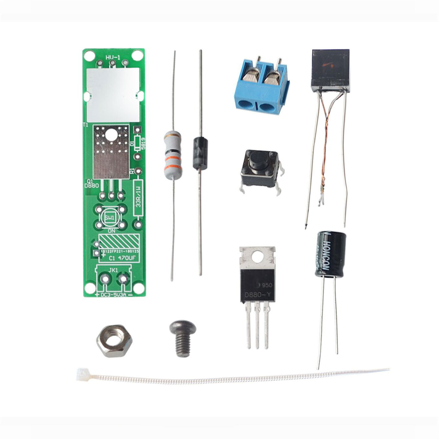 电弧点烟点火器散件 DIY电子打火机套件 高压点火器制作diy套件
