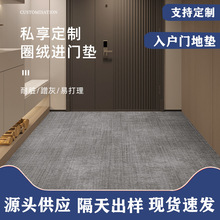 定制入户门地垫进门现代轻奢高级玄关大门口地毯耐脏家用脚垫厂家