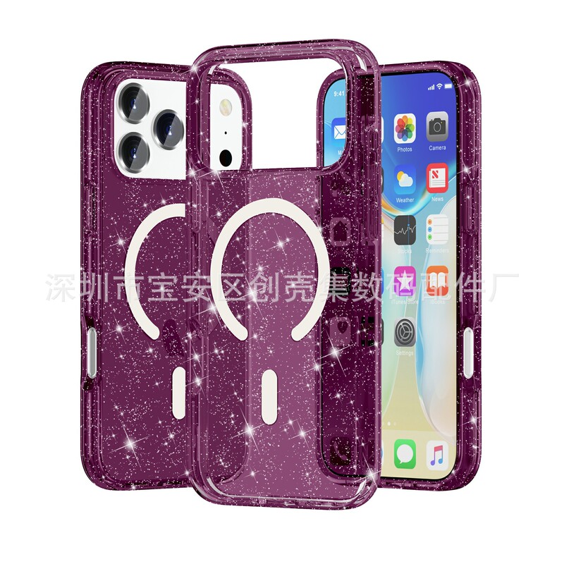 Suitable for iPhone 18Ultra Magnetic Anti-Fall Protective Case Hard 18Pro Defender Terminator 15 Magnetic Case Suitable for iPhone 18Ultra Magnetic Anti-Fall Protective Case Hard 18Pro Defender Terminator 15 Magnetic Case