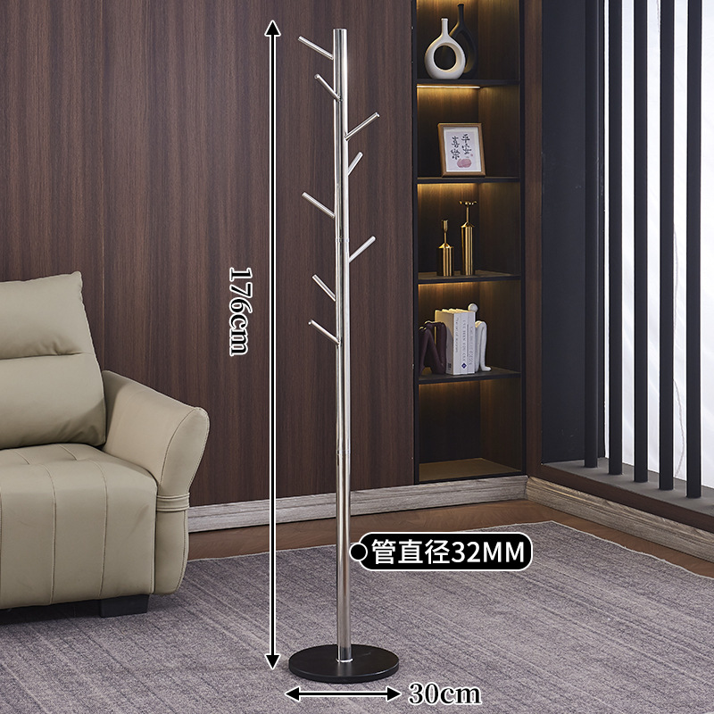 Ветка дерева * черный мрамор * Толстая и толстая нержавеющая сталь