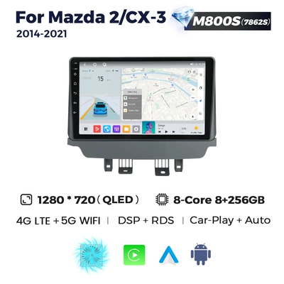 DVD Navigation – Mazda Cx3 Car Smart - m800s-8256-eight-core-full-network-communication-low-configuration-the-original-car-has-no-screen