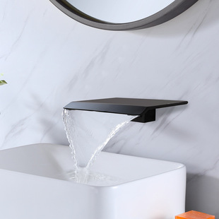 Cross-border manufacturers basin faucet washbasin cold and hot concealed into the wall waterfall faucet spout accessories