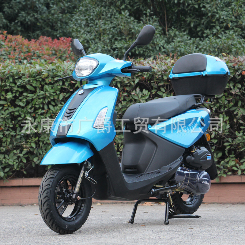 New Model Jog Scooter 125Cc Fuel-Powered Qiaoge Second-Generation Scooter Adult Two-Wheel Power-Assisted Wholesale Export