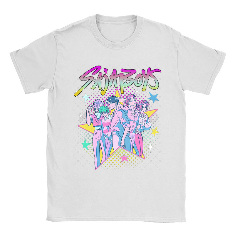 アニメ周辺グッズ 漫画プリント 綿100% Tシャツ クロスボーダー ゆったり ラウンドネック トップス カジュアル 半袖|undefined