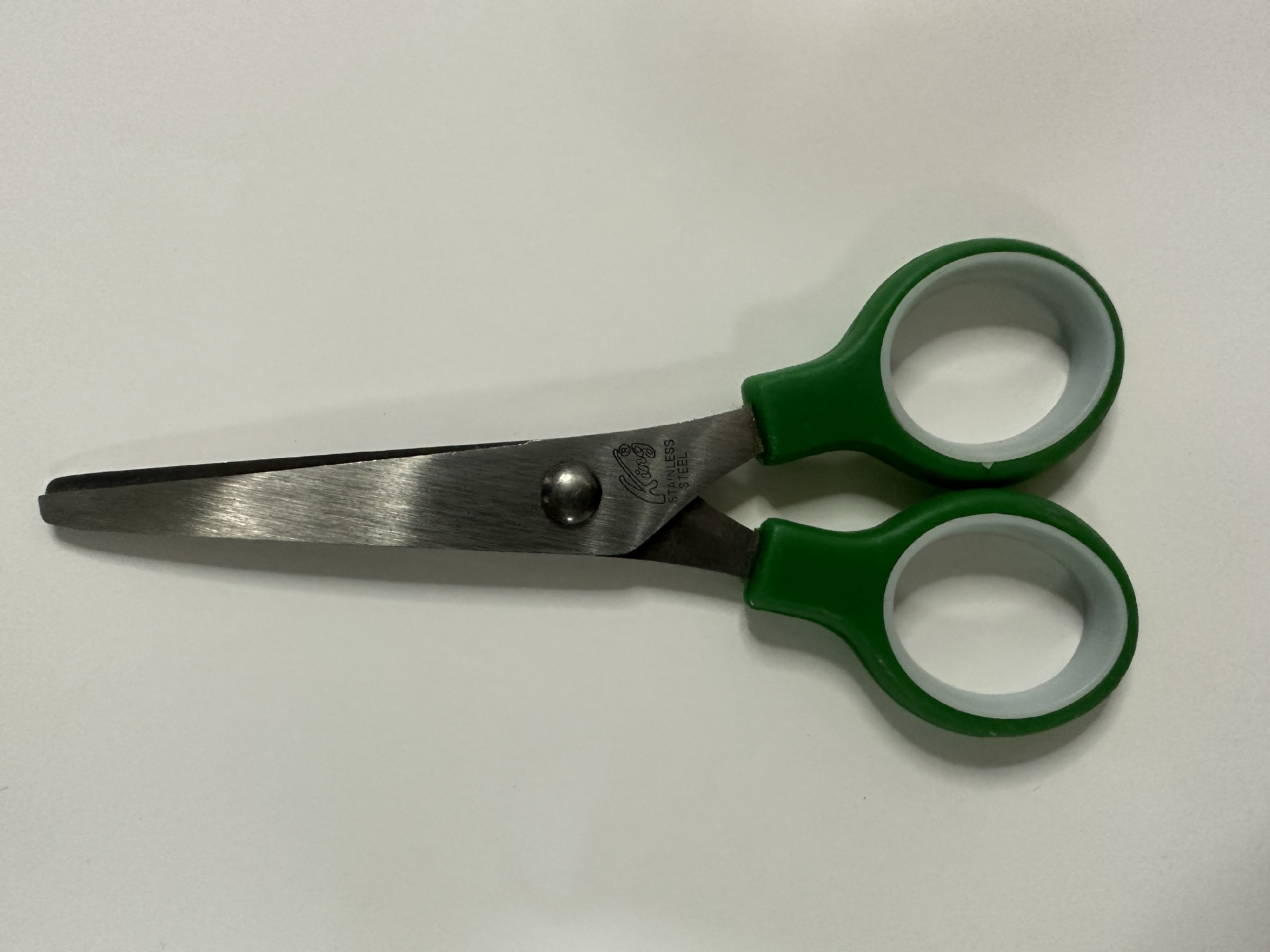 Niños de precio especial regla de cabeza redonda tijeras tijeras de seguridad jardín de infantes material de corte de papel cuchilla práctica engrosado