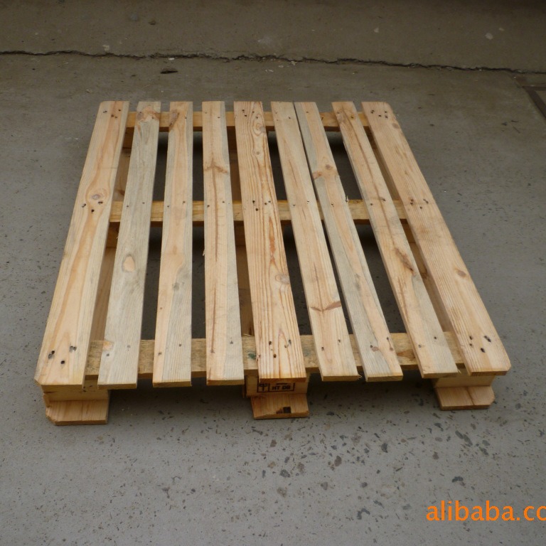 供应九脚出口托盘1210 四面进叉木质卡板防潮板 铲车周转木质托盘