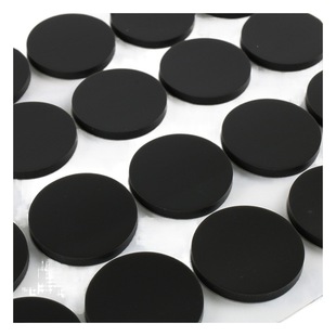 Non-slip silicone gasket transparent round table and chair foot sofa furniture foot EVA washer self-adhesive sealing rubber pad