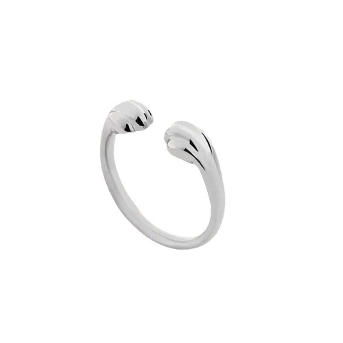 Xiaohongshu recommends Cat Claw S925 sterling silver stray cat peripheral ring with milk marks and open pair ring.