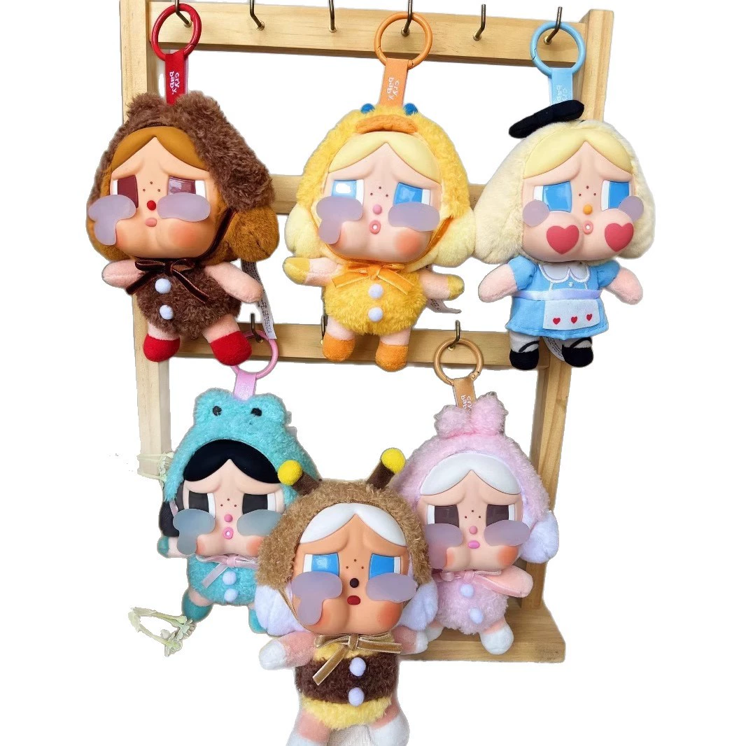 CRYBABY Tears Crying Baby Alice Series клей эмаль лицо плюш слепой бокс трендовые занавеси украшения игрушки/оптом