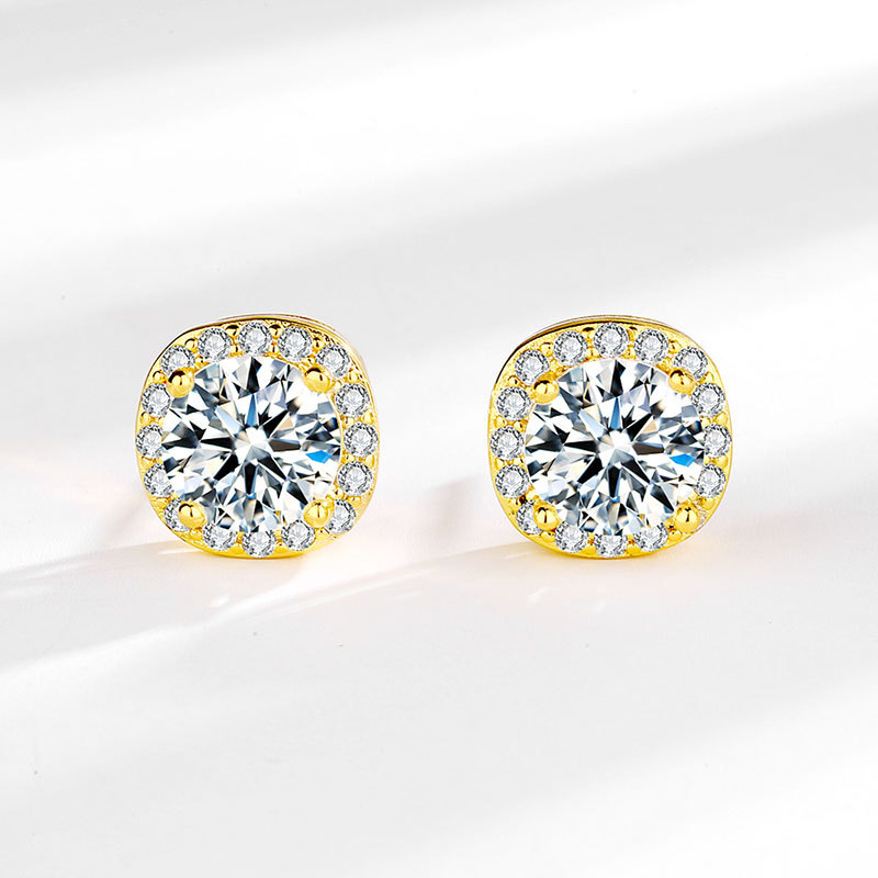 Zircone Klip Ohrringe Für Damen Mit Diamantbesatz Elegant_voghion.com